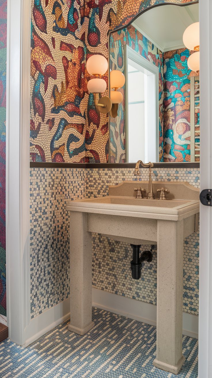 Eclectic energy bathroom - cordoba decor