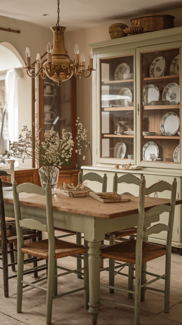 Vintage dining table - cordoba decor