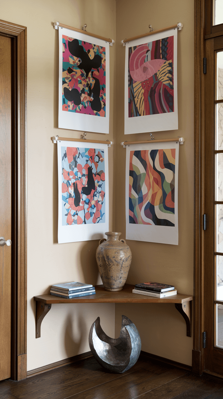 corner filled with images - Cordoba decor