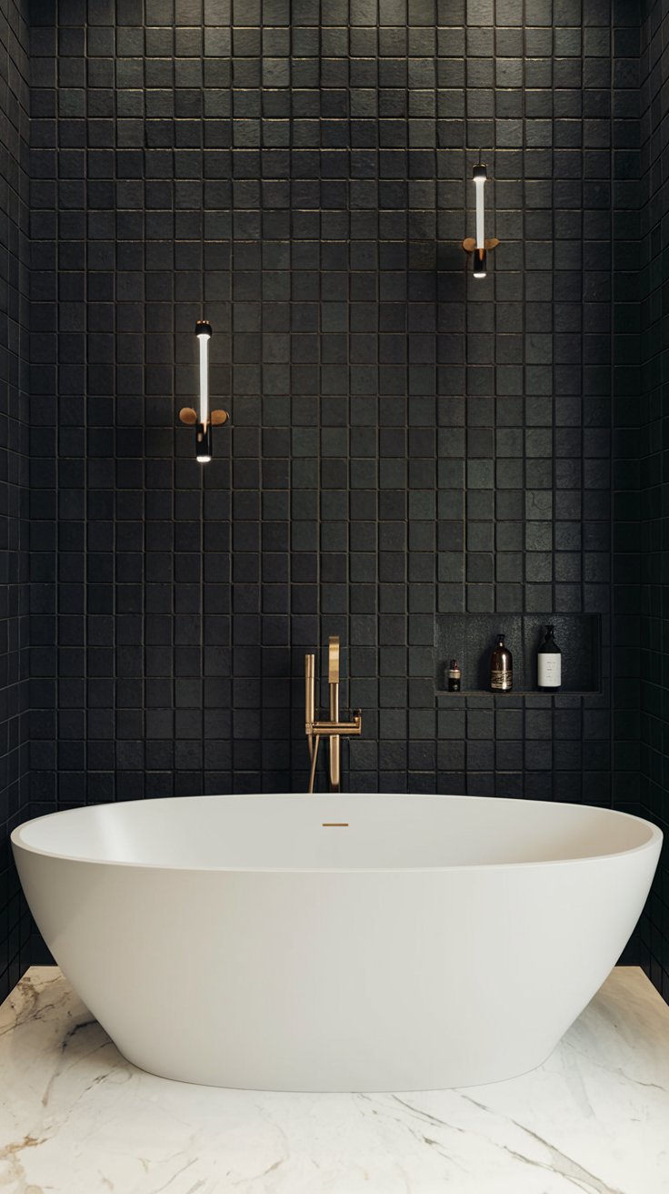 Matte Black Tiles for a Bold, Dramatic Look - cordobadecor