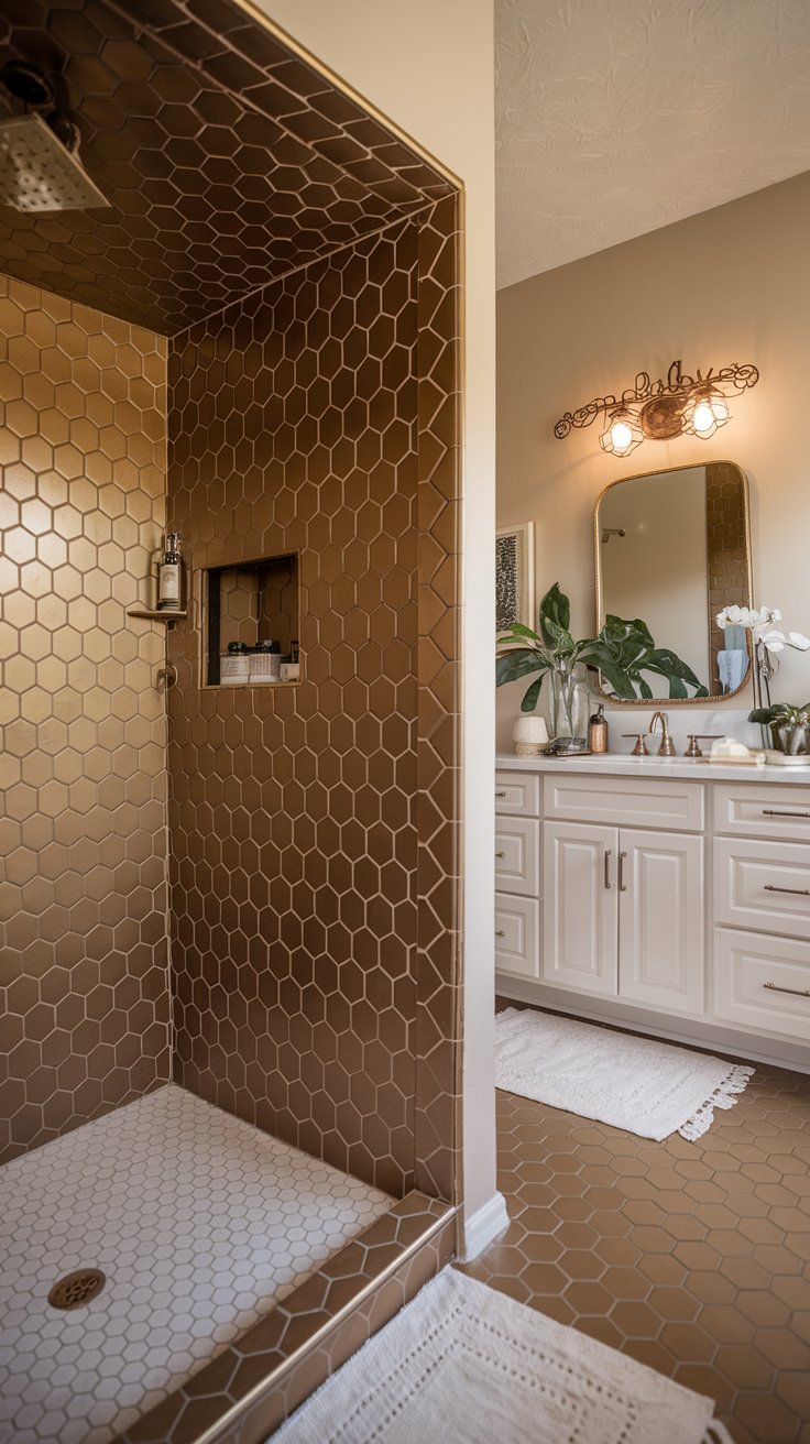 Metallic Tiles for a Glamorous Touch - Cordoba decor