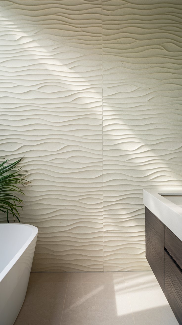 Textured Tiles for a 3D Effect - Cordobadecor